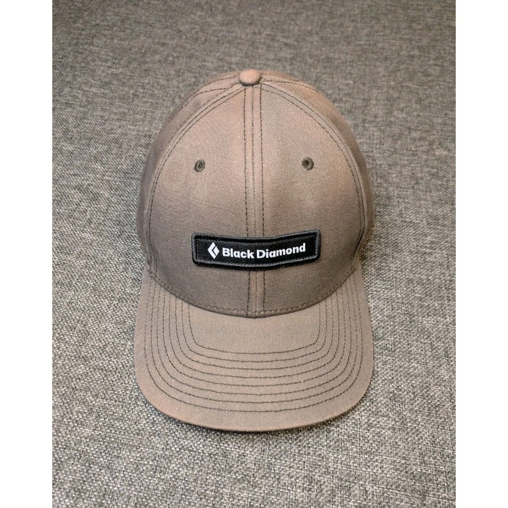 BLACK DIAMOND Unisex Trucker Hat Brown Snap Back Adjustable Climbing Cap OS